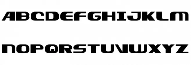 Xcelsion Font UPPERCASE