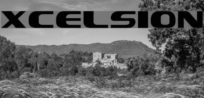 Xcelsion Font examples