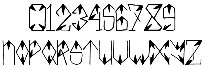 XENDER Font OTHER CHARS