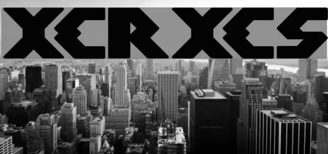 XERXES Font examples