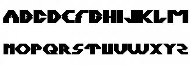 XERXES フォント 小文字