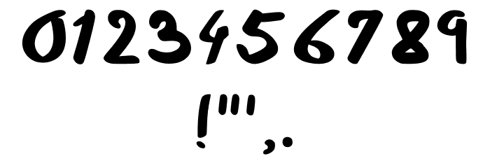 Xee Rough Font Regular Font OTHER CHARS