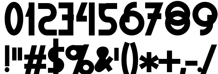 XelitaBold Font OTHER CHARS