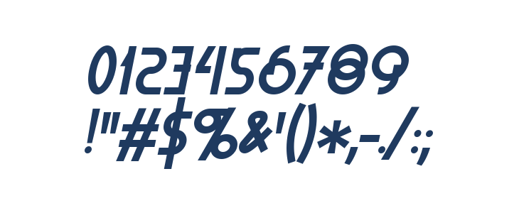 XelitaItalic Other Characters