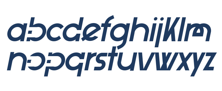 XelitaItalic Lowercase