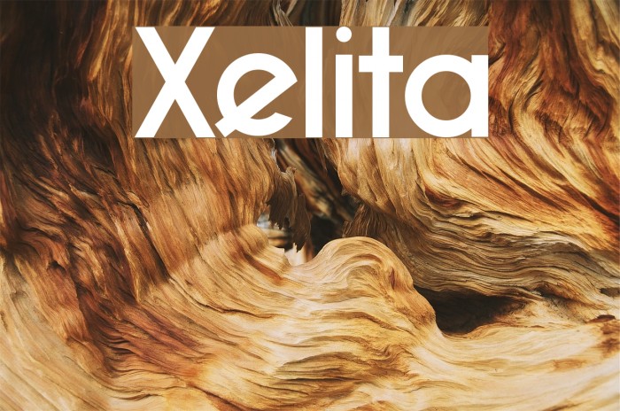 Xelita Font examples