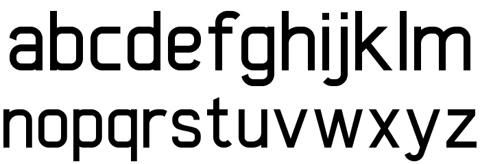 Xelo Font LOWERCASE
