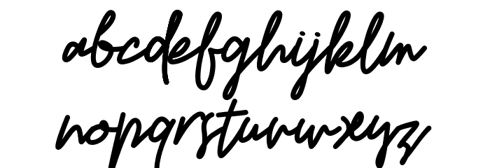 Xelouaja Font LOWERCASE
