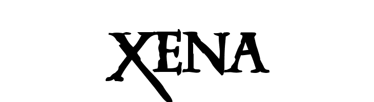 Xena  नि: शुल्क फ़ॉन्ट्स डाउनलोड