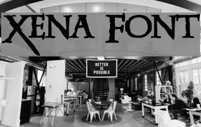 Xena Font examples