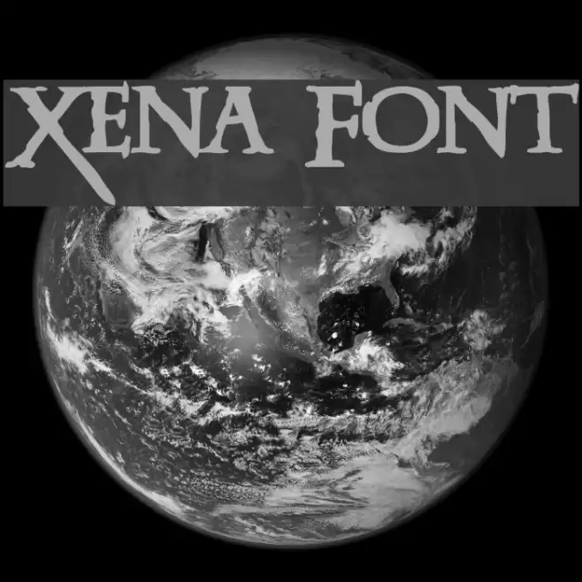 Xena Font examples