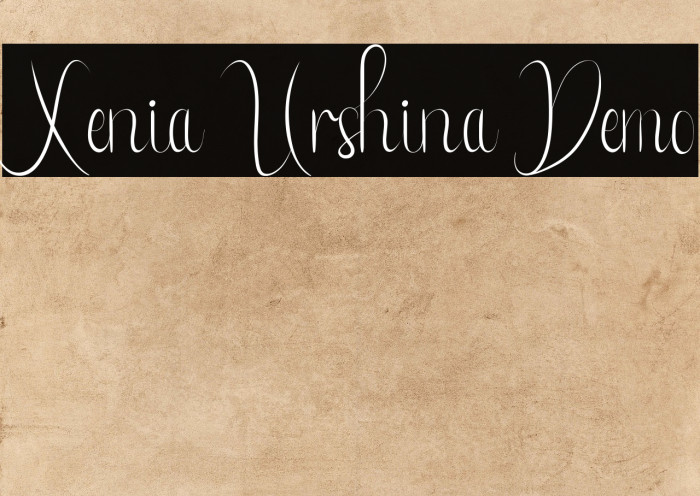 Xenia Urshina Demo Example 3