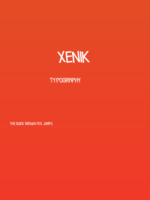 Xenik Poster