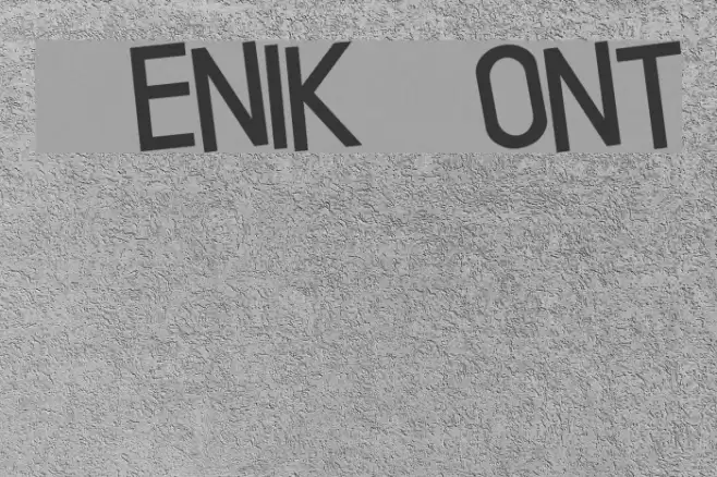 Xenik Font examples