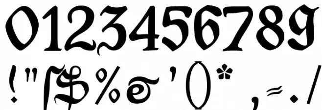 Xenippa Font OTHER CHARS