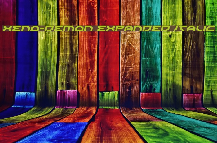 Xeno-Demon Expanded Italic Example 1