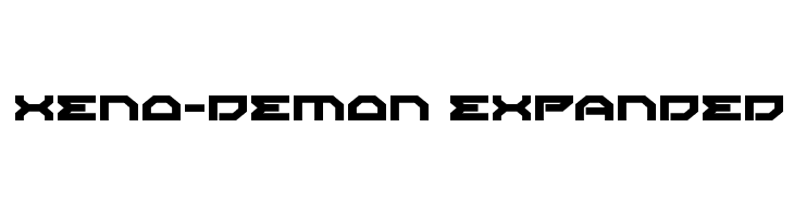 Xeno-Demon Expanded  नि: शुल्क फ़ॉन्ट्स डाउनलोड