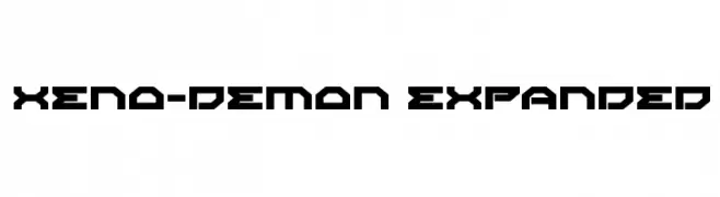 Xeno-Demon Expanded  Frei Schriftart Herunterladen