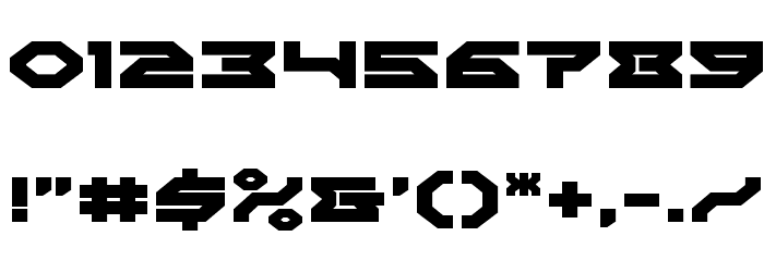 Xeno-Demon Expanded Font OTHER CHARS