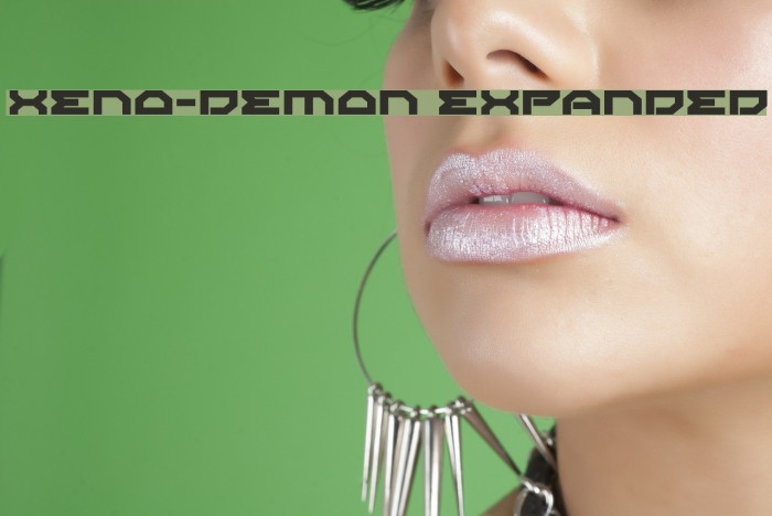 Xeno-Demon Expanded Font examples