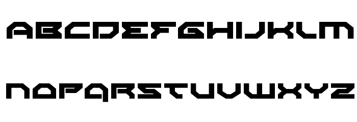 Xeno-Demon Expanded Font LOWERCASE