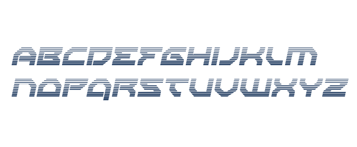 Xeno-Demon Gradient Italic Lowercase