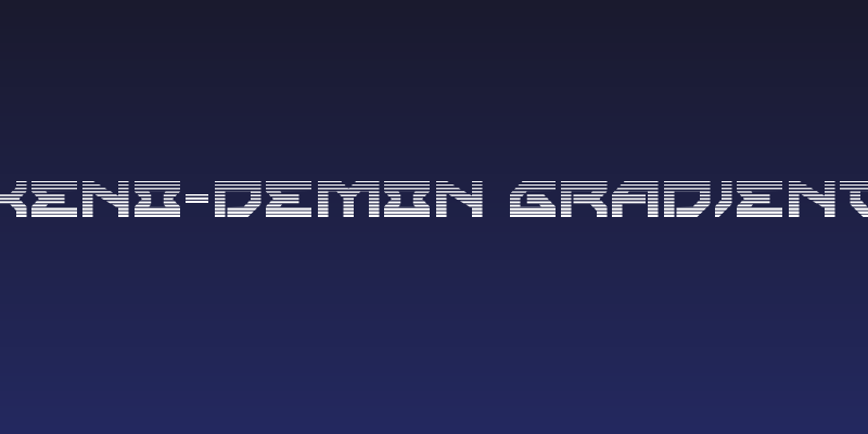 Xeno-Demon Gradient Social Header