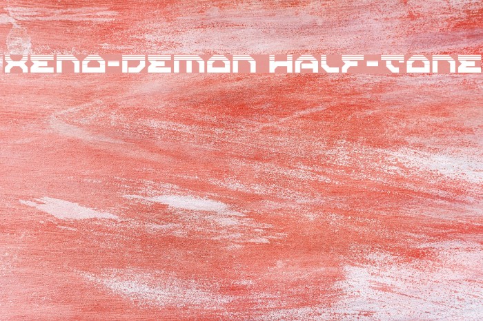 Xeno-Demon Half-Tone Example 3