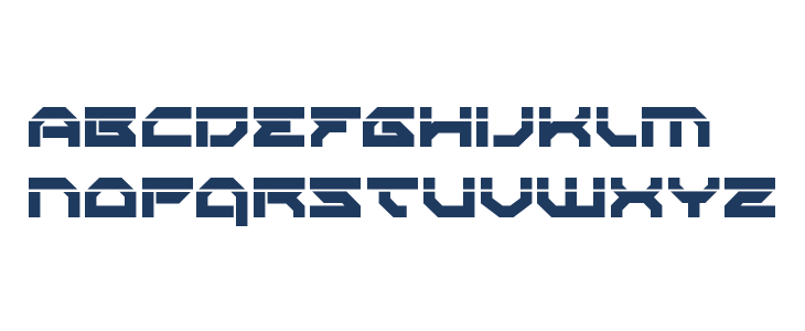 Xeno-Demon Laser Lowercase