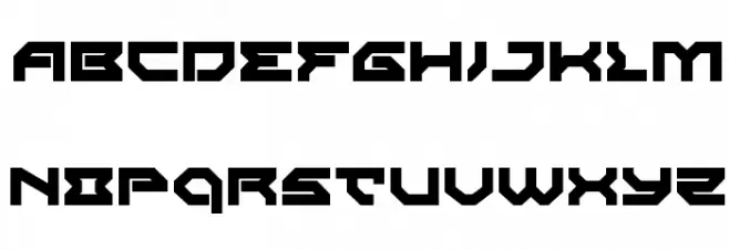 Xeno-Demon Font UPPERCASE