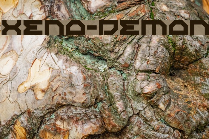 Xeno-Demon Font examples