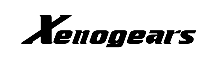 Xenogears  Frei Schriftart Herunterladen