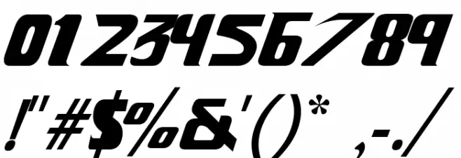 Xenogears Font OTHER CHARS