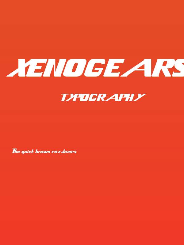 Xenogears Poster