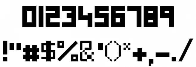 Xenois Regular Font OTHER CHARS