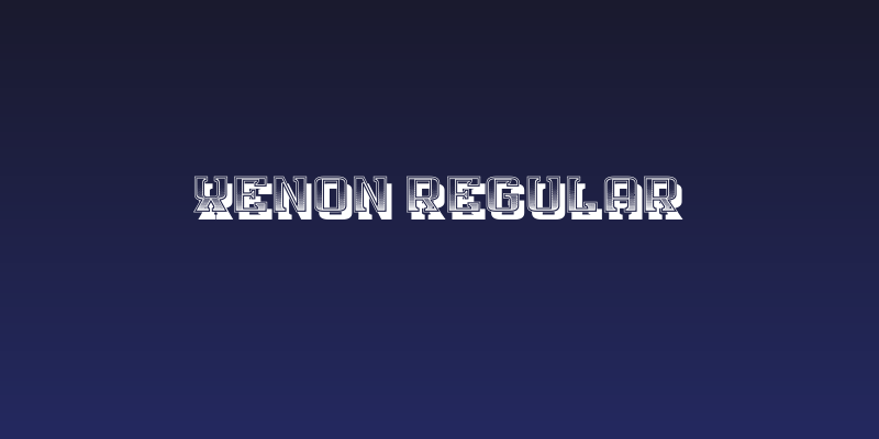 Xenon Regular Social Header