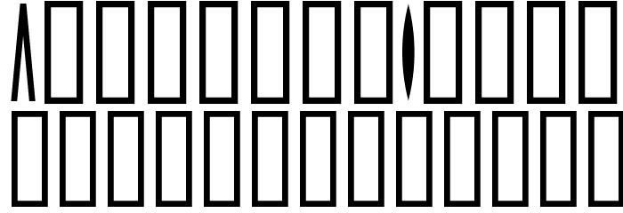 Xenophobia Nominal Font LOWERCASE