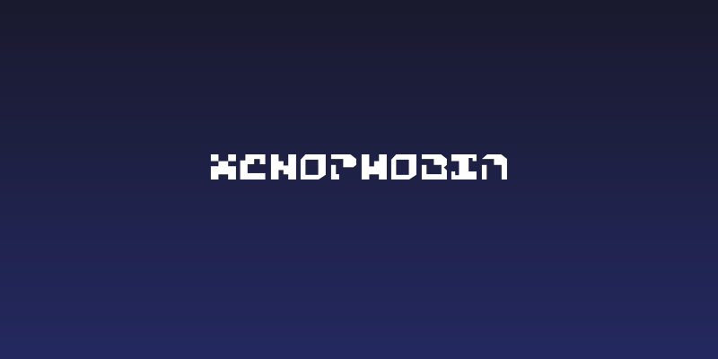 Xenophobia Social Header