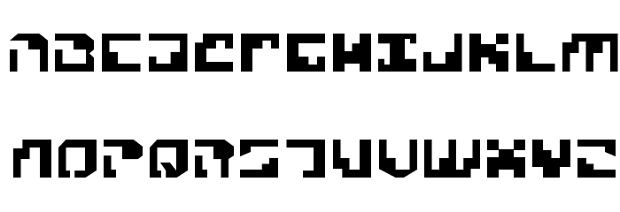 Xenophobia Font LOWERCASE