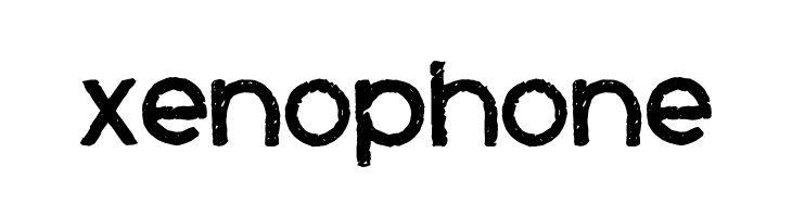Xenophone  Frei Schriftart Herunterladen