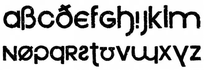 Xenophone 字体 大写