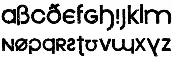 Xenophone Schriftart Groß