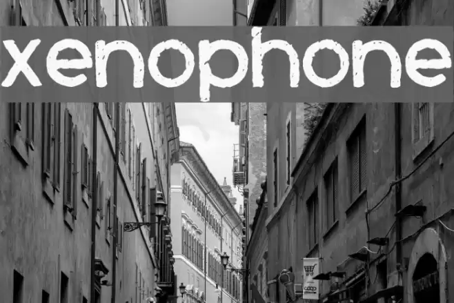Xenophone フォント examples