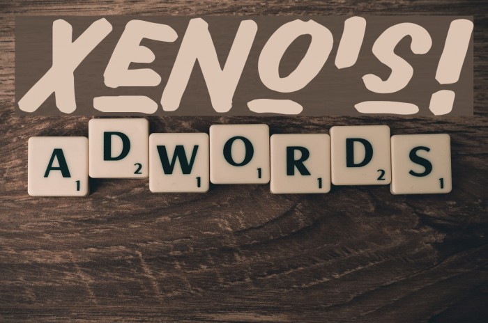 Xeno's! Шрифта examples