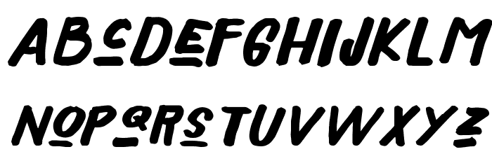 Xeno's! Font LOWERCASE