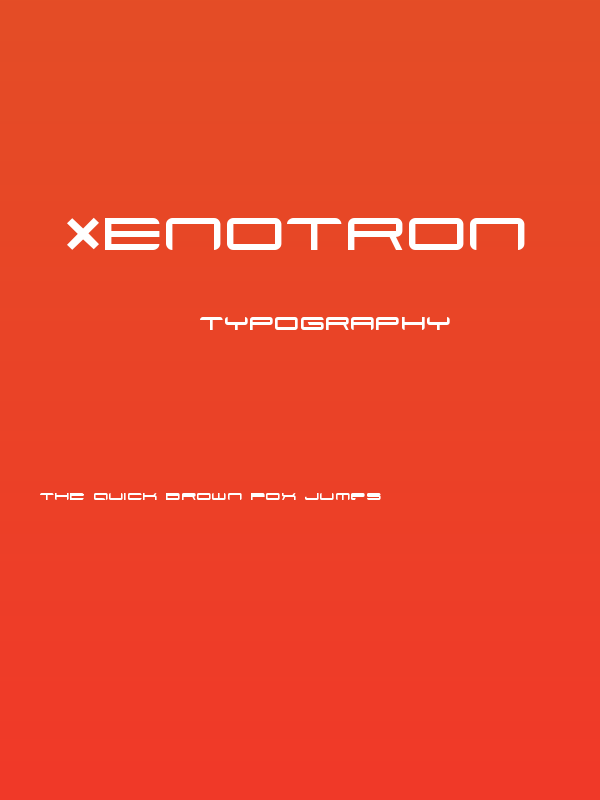 Xenotron Poster