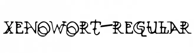 Xenowort-Regular  Fuentes Gratis Descargar