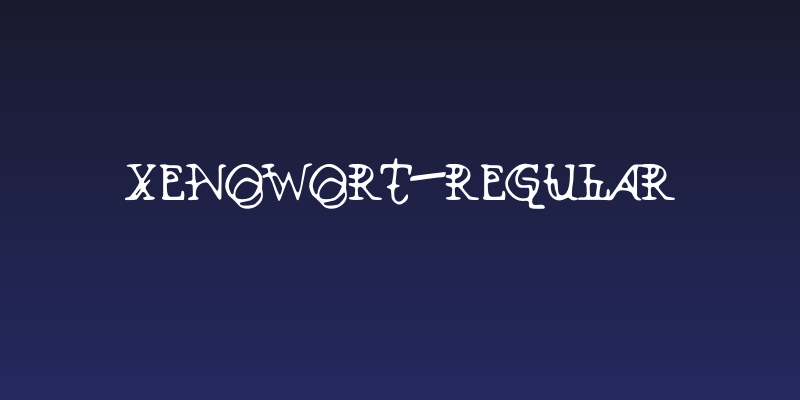 Xenowort-Regular Social Header