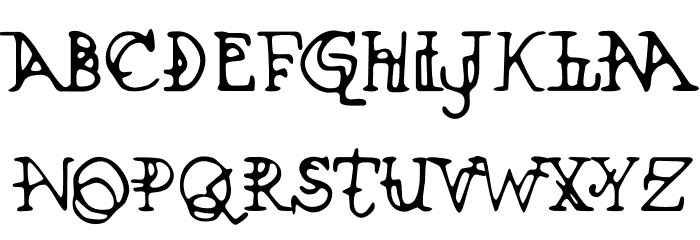 Xenowort-Regular Font LOWERCASE