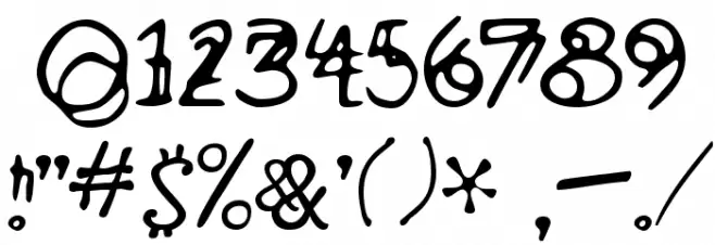 Xenowort フォント その他の文字